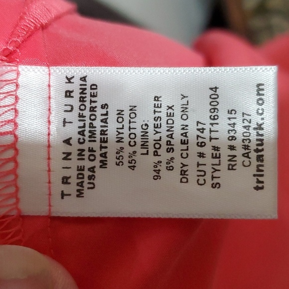 Trina turk sleeveless lace overlay floral dress 👗 😍 - Picture 5 of 7